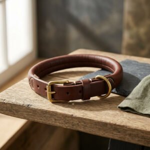 Drifter Rolled Leather Collar